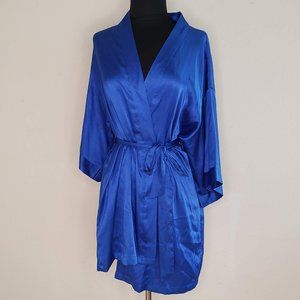 Royal Blue Victoria's Secret Satin Robe